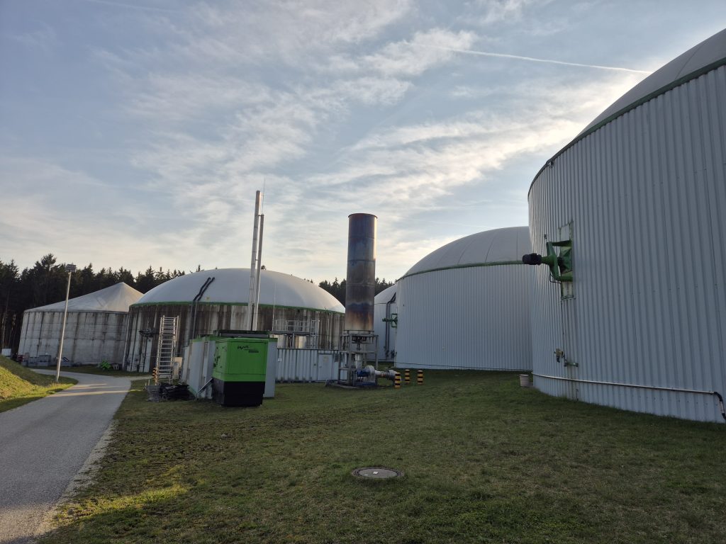 Notfackel der Biogasanlage