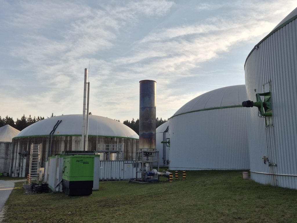 Notfackel der Biogasanlage